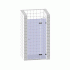 Душевая дверь в нишу GuteWetter Lux Door GK-002A правая 110 см стекло бесцветное, фурнитура хром
