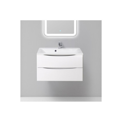 Тумба для комплекта BelBagno Marino 80 bianco lucido, подвесная
