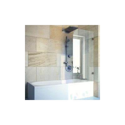 Шторка на ванну GuteWetter Lux Pearl GV-001 правая 70 см стекло бесцветное, фурнитура хром