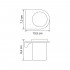 Стакан Wasserkraft Kammel K-8328white