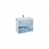 Тумба с раковиной Marka One Lacio 80П blue marble