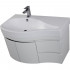 Тумба с раковиной Aquanet Сопрано 2-95 белая L
