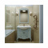 Тумба с раковиной Caprigo Verona 80 blue white, с 2 дверцами и 1 ящиком