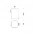 Мусорное ведро Colombo Design Black&White B9210.CR хром