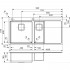 Мойка кухонная Reginox Nevada 40x18 LUX OKG left L сталь