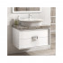 Мебель для ванной Kerama Marazzi Canaletto 80 со столешницей, белая