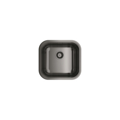 Мойка кухонная Omoikiri Omi 44-U/IF GM вороненая сталь