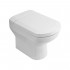 Крышка-сиденье Villeroy & Boch Sentique 98M8 S101 белый альпин, с микролифтом, петли хром