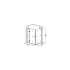 Душевой уголок Good Door Saturn WTW+SP левый 110х90х185 см