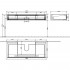 Тумба с раковиной Villeroy & Boch La Belle 135 white brilliant с 1 ящиком
