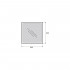 Зеркало BelBagno SPC-GRT-800-800-LED-BTN