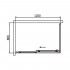 Душевой уголок Black&White Stellar Wind S508 800х1200
