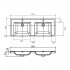 Тумба с раковиной BelBagno Ancona-N 120 rovere more напольная