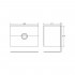 Тумба с раковиной BelBagno Onda 80 bianco lucido