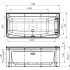 Акриловая ванна Radomir Винченцо Релакс Chrome 180x85