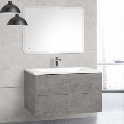 Мебель для ванной Cezares Premier HPL 100 BLUM EST archi cemento