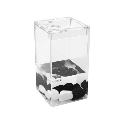 Стакан Verran Black and White 860-18 для зубных щеток