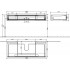 Мебель для ванной Villeroy & Boch La Belle 135 white brilliant с 1 ящиком