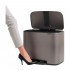 Мусорное ведро Brabantia Bo Pedal Bin 121067 11 + 11 + 11 л
