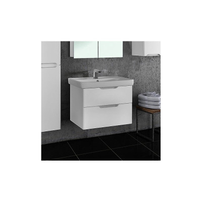 Тумба с раковиной Dreja.Eco Q 80 белая