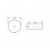 Рукомойник BelBagno BB1409 белая