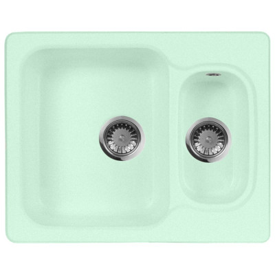 Мойка кухонная AquaGranitEx M-09 салатовая