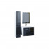 Тумба с раковиной Marka One Idalgo 75П black stone