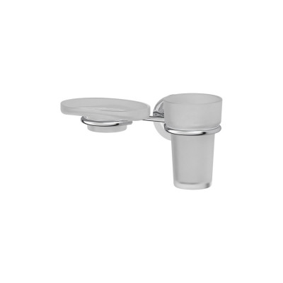 Стакан Ellux Elegance ELE 008-C02 с мыльницей