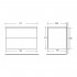 Тумба для комплекта BelBagno Kraft 90 pietra grigio