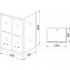 Душевой уголок Royal Bath RB-L2011-1200-9-L
