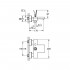 Смеситель Grohe Eurocube Joy 23666000 для ванны с душем
