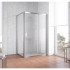 Душевой уголок Vegas Glass ZP+ZPV 130*80 08 02 профиль глянцевый хром, стекло шиншилла