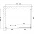 Душевой уголок Vegas Glass ZP+ZPV 120*70 01 01 профиль белый, стекло прозрачное