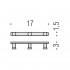 Крючок Colombo Design Time W4257.000
