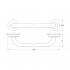 Полотенцедержатель FBS Standard STA 030 40 см