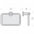 Полотенцедержатель Colombo Design Plus W4931