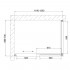 Душевой уголок Vegas Glass ZP+ZPV 120*70 05 01 профиль бронза, стекло прозрачное