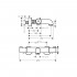 Душевой комплект Hansgrohe Ecostat 1001 CL ВМ 13201000 для ванны с душем