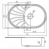Мойка кухонная Iddis Suno SUN77SRi77