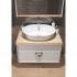 Тумба для комплекта Kerama Marazzi Canaletto 80 белая матовая