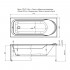 Акриловая ванна Aquanet West 170x70