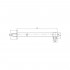 Кронштейн для верхнего душа RGW Shower Panels SP-121