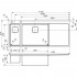 Мойка кухонная Reginox Nevada 18x50 LUX OKG left L сталь
