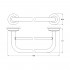 Полотенцедержатель FBS Standard STA 035 40 см