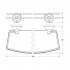Полка FBS Vizovice VIZ 014 40 см