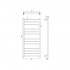Полотенцесушитель электрический Grota Eco Classic 48x120
