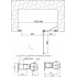 Душевая дверь в нишу Vegas Glass EP-F-1 145 05 01 R профиль бронза, стекло прозрачное