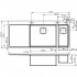 Мойка кухонная Reginox Nevada 50x18 LUX OKG right L сталь