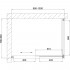 Душевой уголок Vegas Glass ZP+ZPV 100*80 07 02 профиль матовый хром, стекло шиншилла