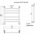 Полотенцесушитель водяной Тругор ЛЦ Аспект НП 2 60x50